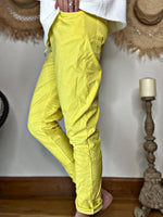 Charger l&#39;image dans la galerie, Pantalon magique TALLY Jaune
