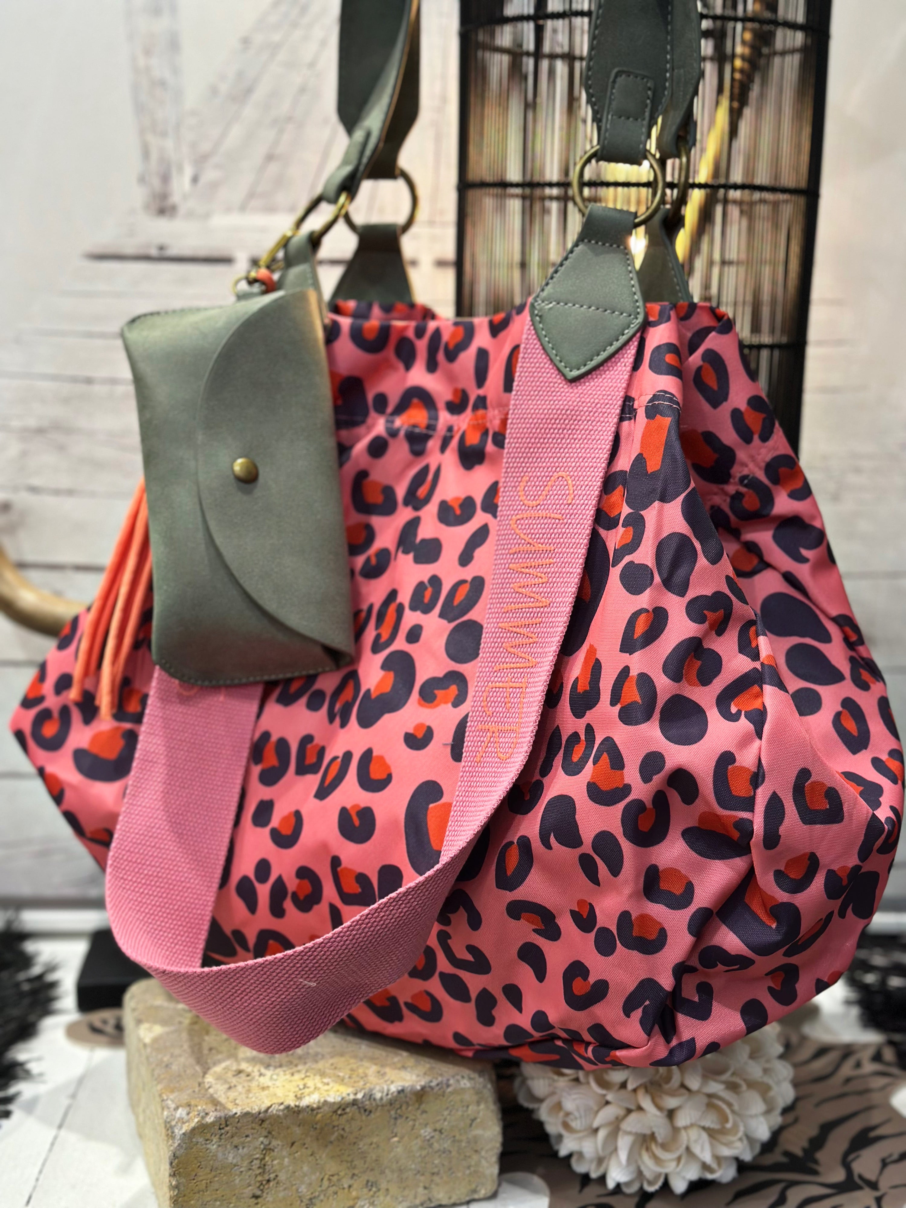 Sac VIBE SUMMER LEOPARD Fuchsia