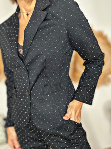 Veste STRASS Noir