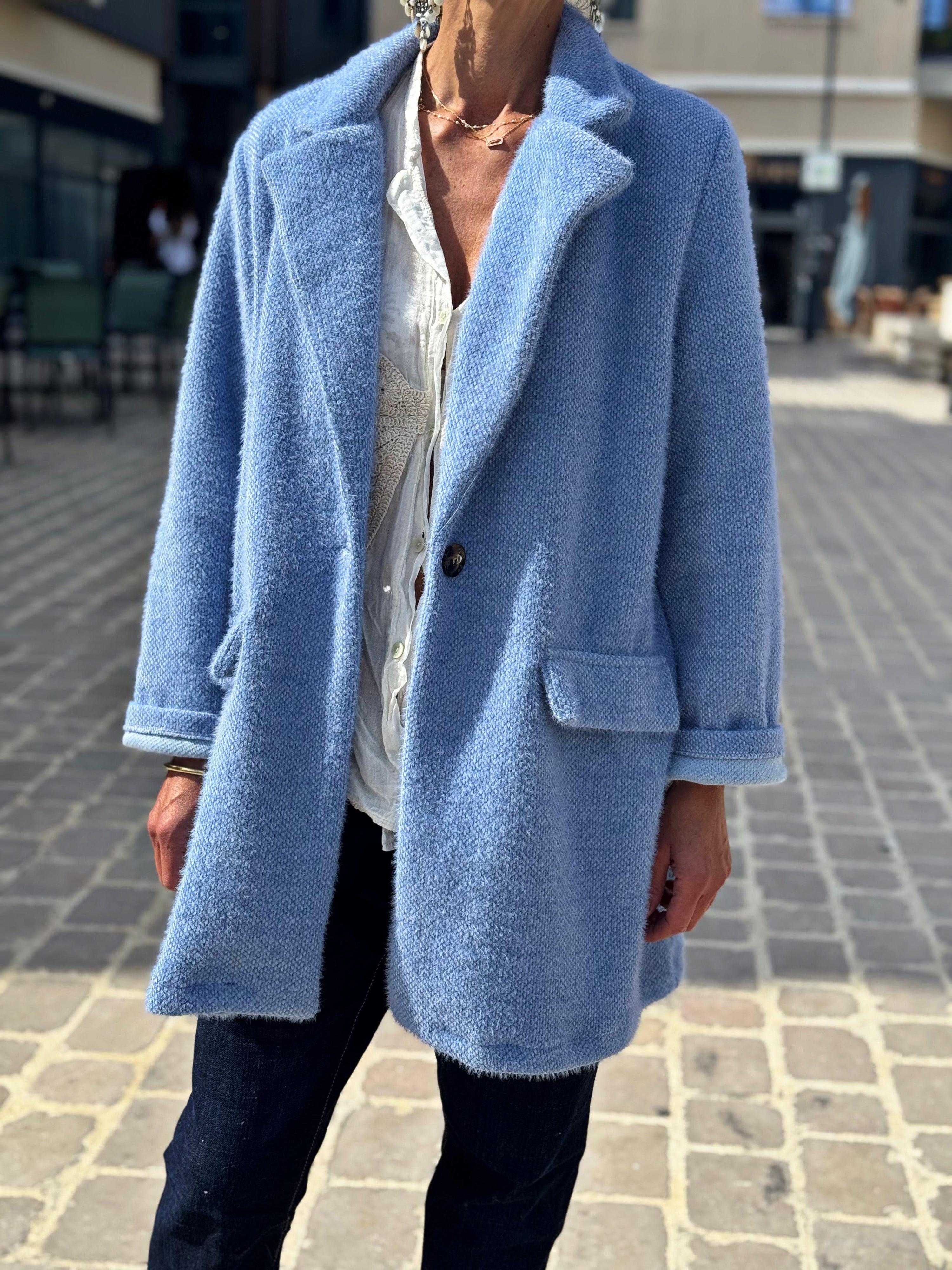 Manteau VIRGIL Bleu ciel