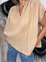 Charger l'image dans la galerie, Blouse DANY Camel
