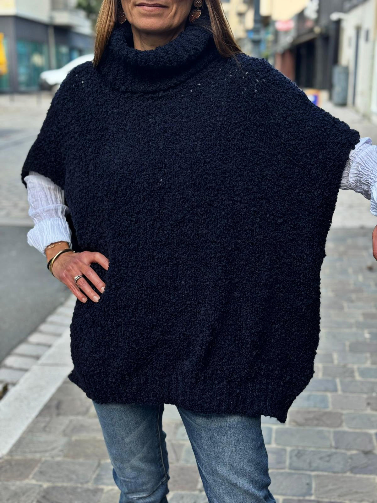 Pull sans manche BERNIE Marine
