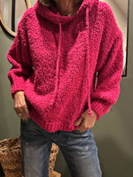 Charger l&#39;image dans la galerie, Pull à capuche RIVA Fuchsia
