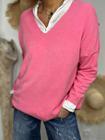 Charger l'image dans la galerie, Pull ICONIC Fuchsia
