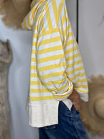 Charger l'image dans la galerie, Sweat fin à capuche RIVAGE Jaune
