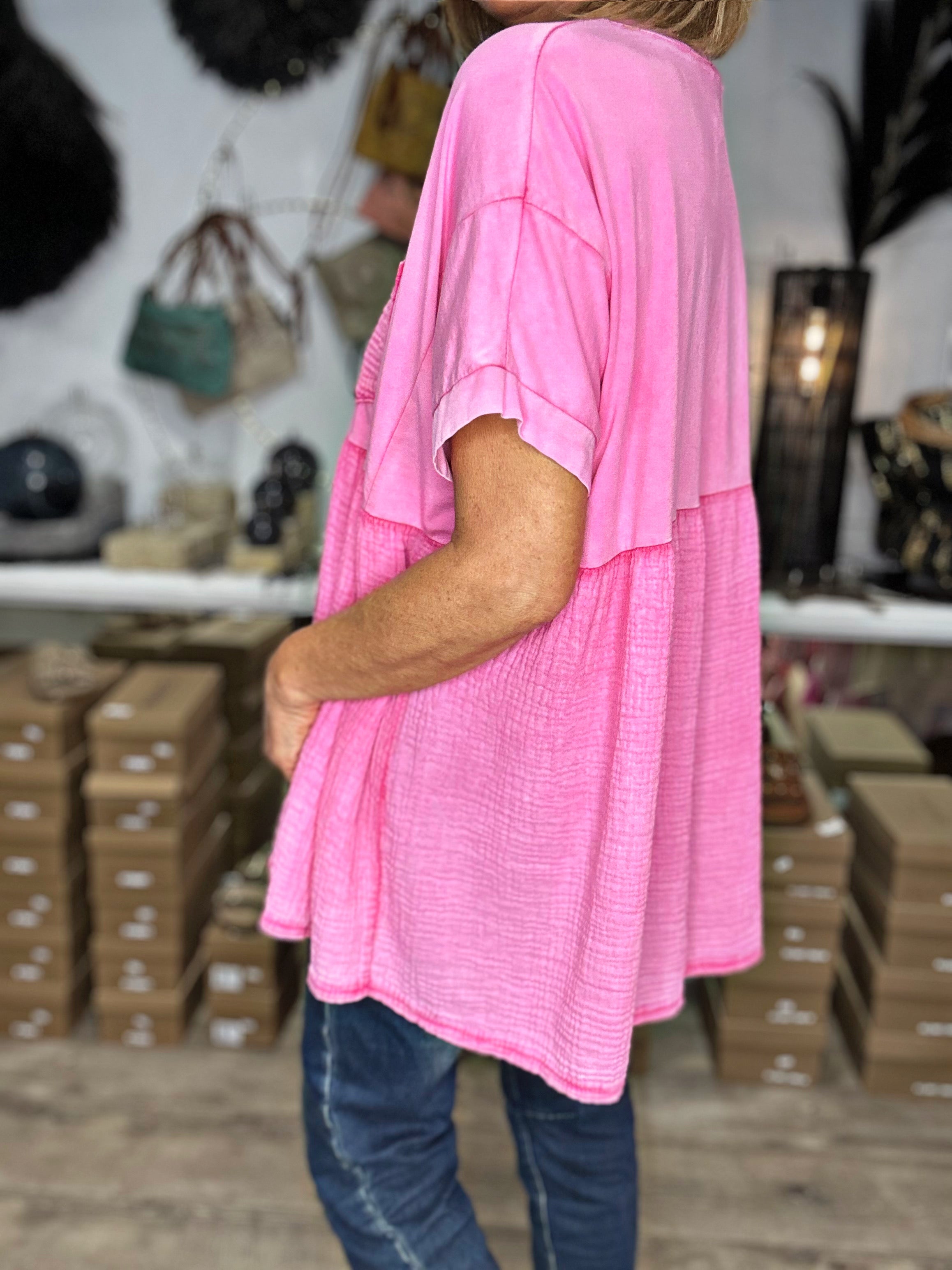 Top VANILLE Fuchsia