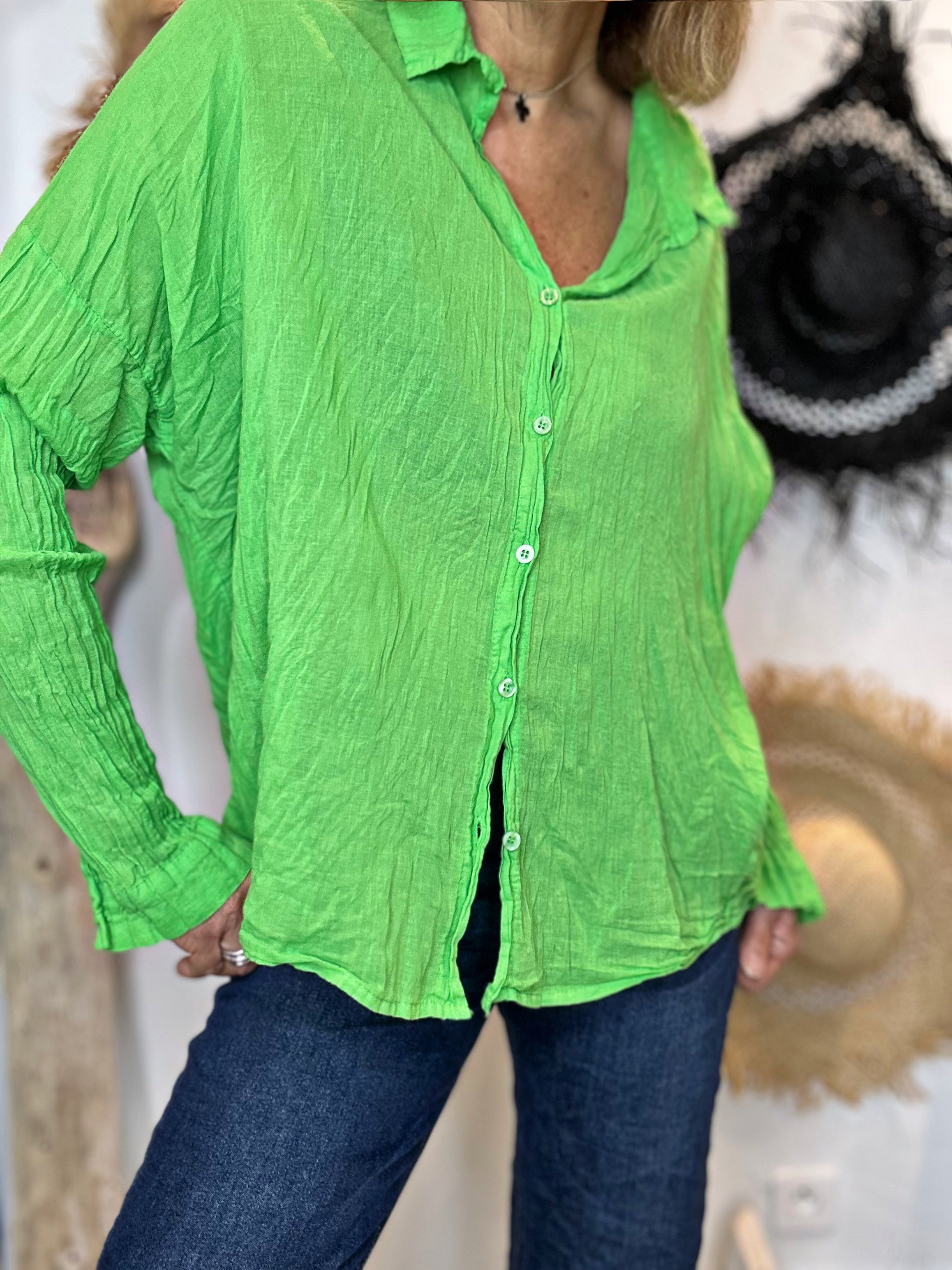 Chemise AGATA Vert
