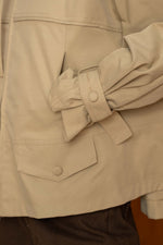 Charger l'image dans la galerie, Blouson SIENNA Beige- Gold and silver
