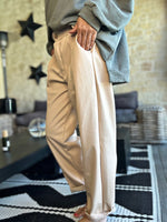Charger l'image dans la galerie, Pantalon similicuir TIMO Beige
