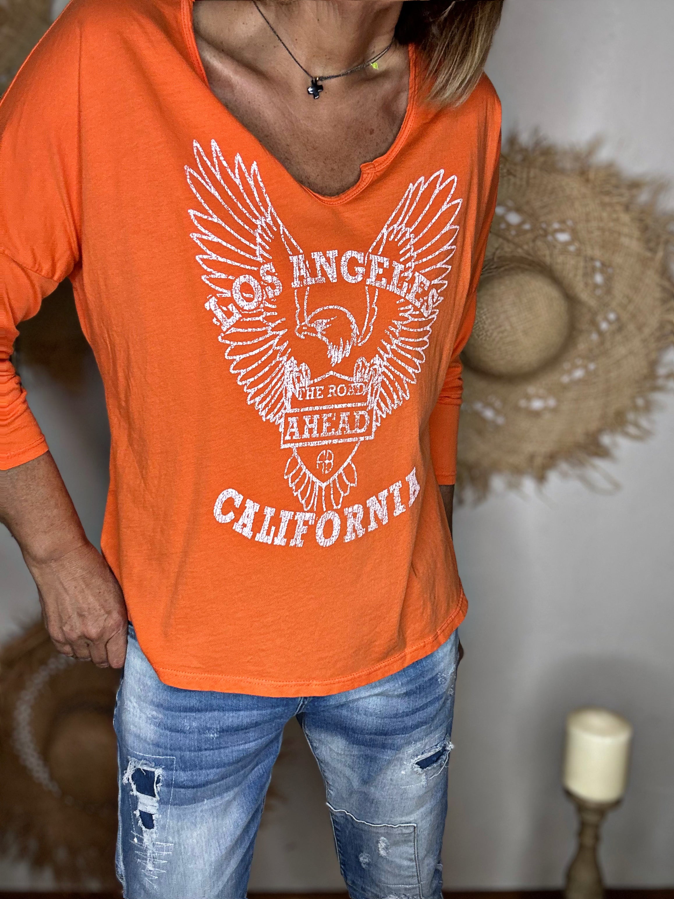 Tee shirt CALIFORNIA Orange