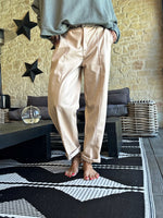 Charger l'image dans la galerie, Pantalon similicuir TIMO Beige
