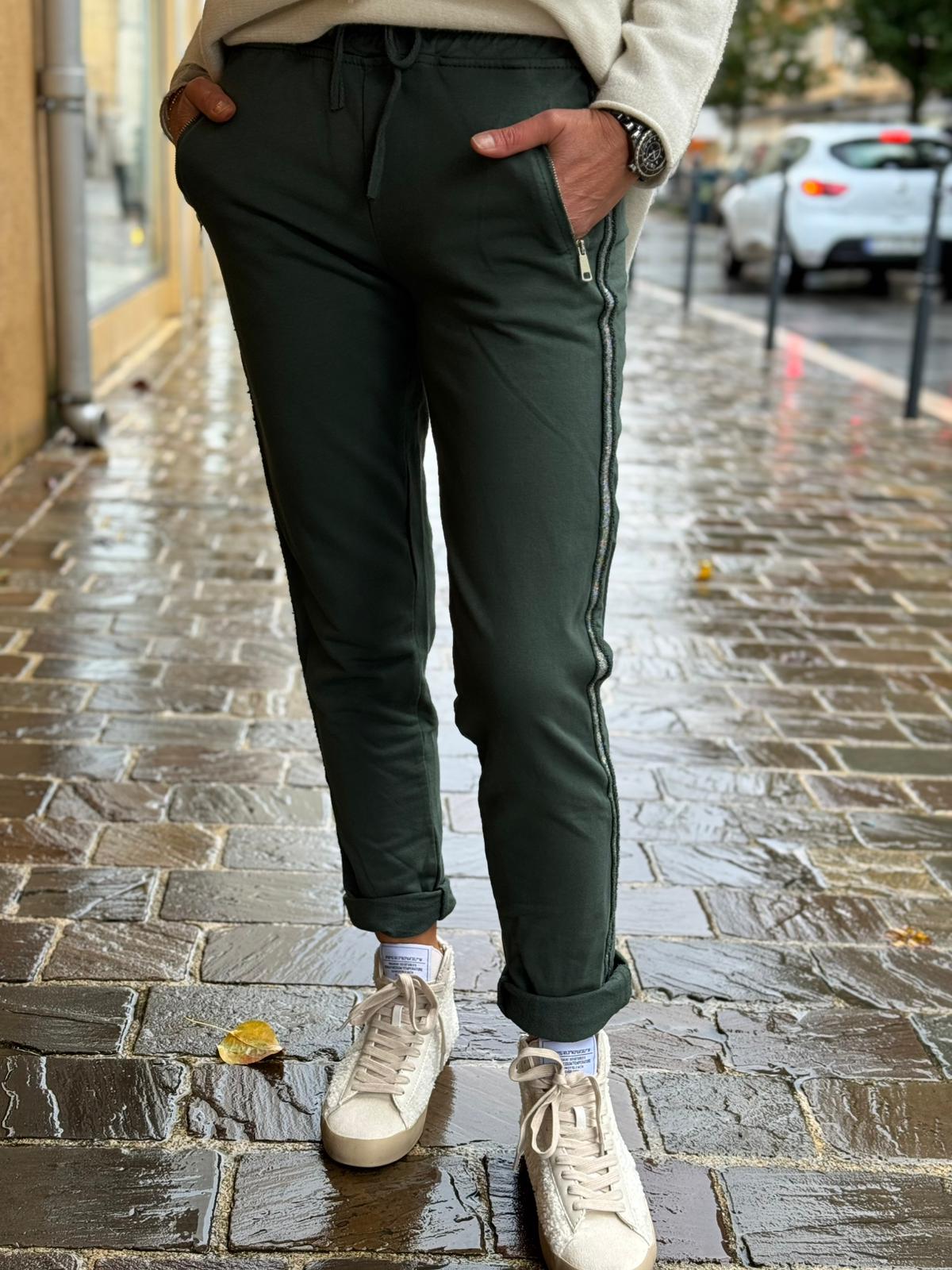 Jogg TOMI  Vert bouteille