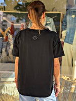 Charger l&#39;image dans la galerie, Tee shirt SMILE Noir
