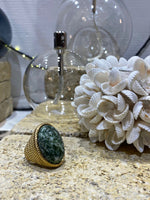 Charger l&#39;image dans la galerie, Bague JADE Kaki
