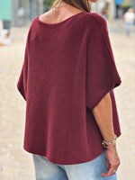 Charger l'image dans la galerie, Pull doux LALY Bordeaux
