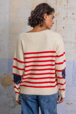 Charger l'image dans la galerie, Pull AURORE Rouge - Gold and Silver
