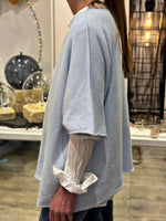 Charger l'image dans la galerie, Pull doux LALY Bleu ciel
