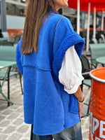 Charger l&#39;image dans la galerie, Blouson sans manche LOOMY Bleu électrique

