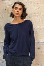 Charger l'image dans la galerie, Pull ALBA Marine - Gold and Silver
