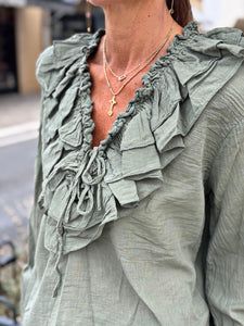 Blouse SERENA Kaki