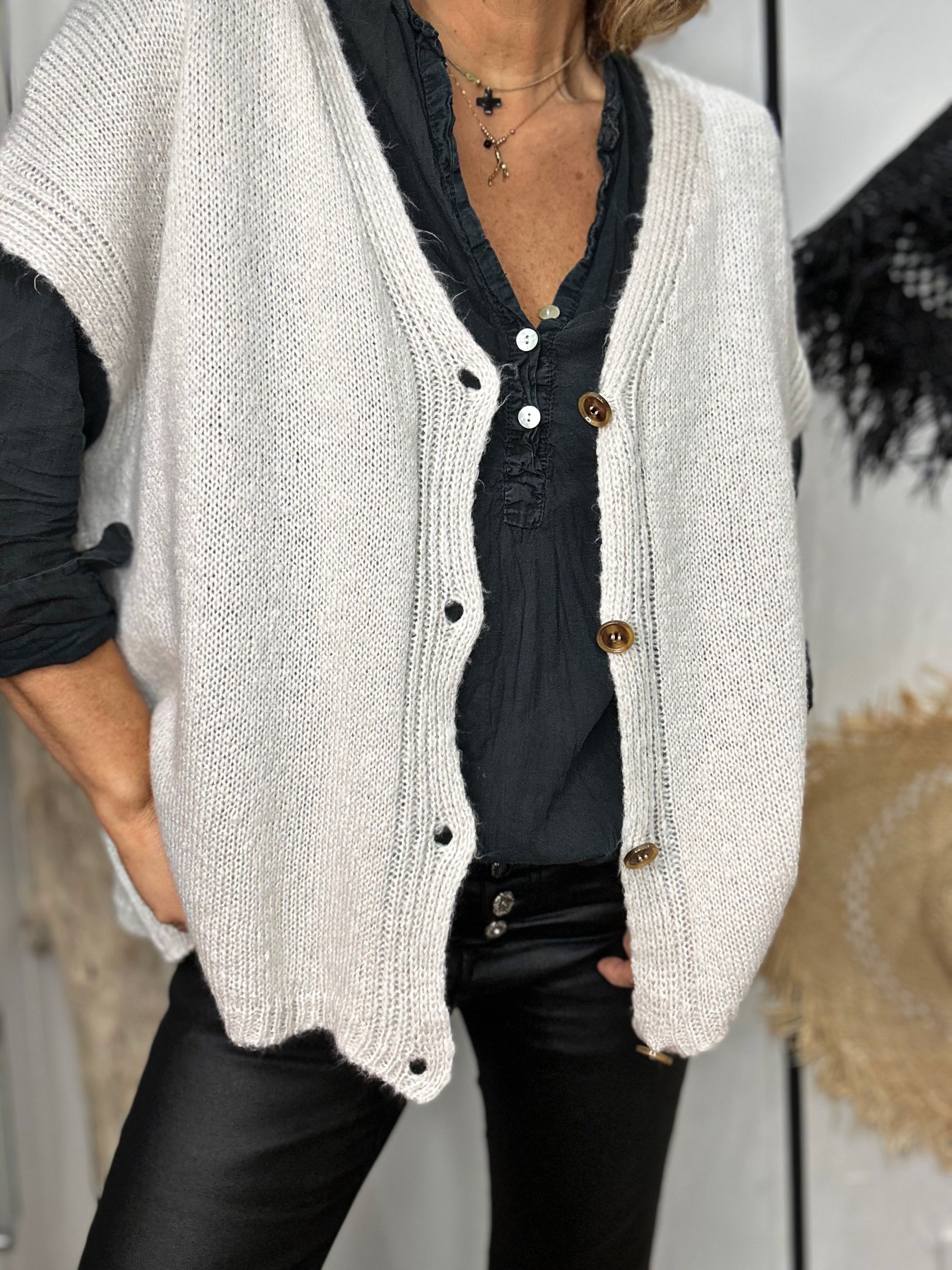 Gilet sans manche MANOA Greige