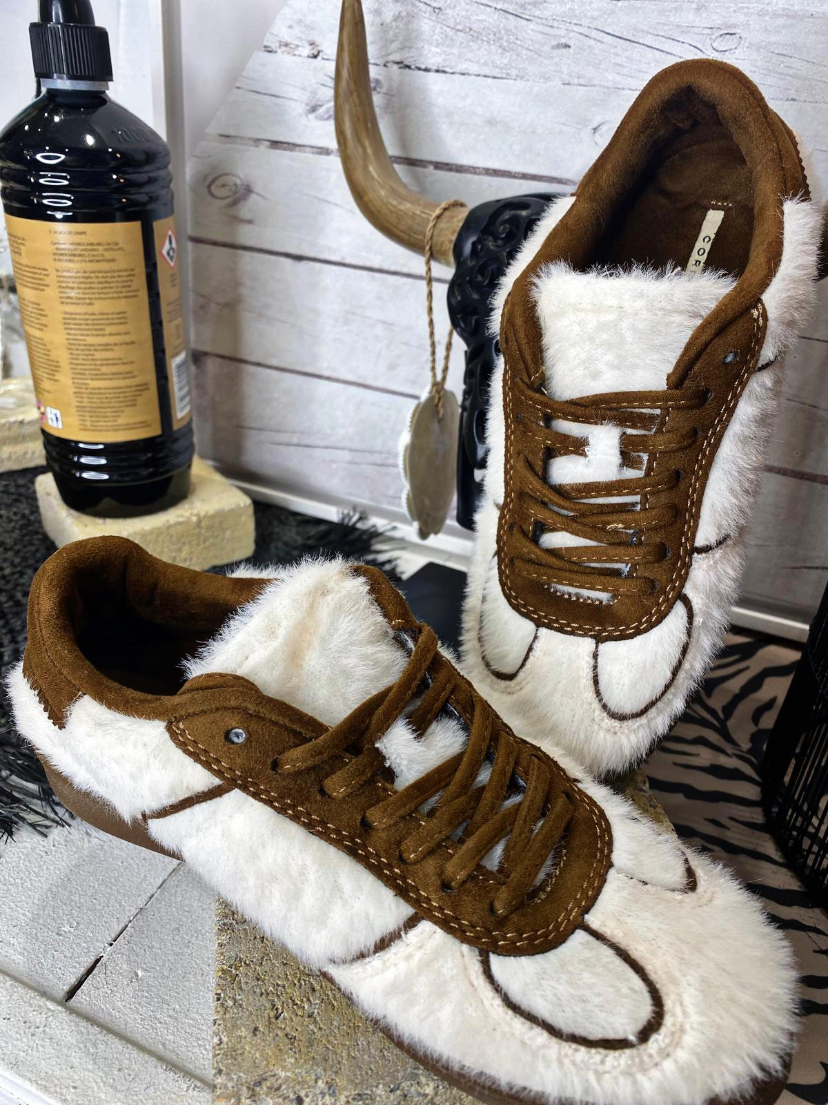 Baskets SAGA Ecru