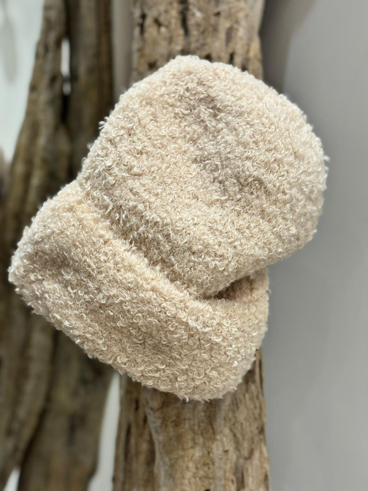 Bonnet MAKO - Écharpe JAKO Beige clair