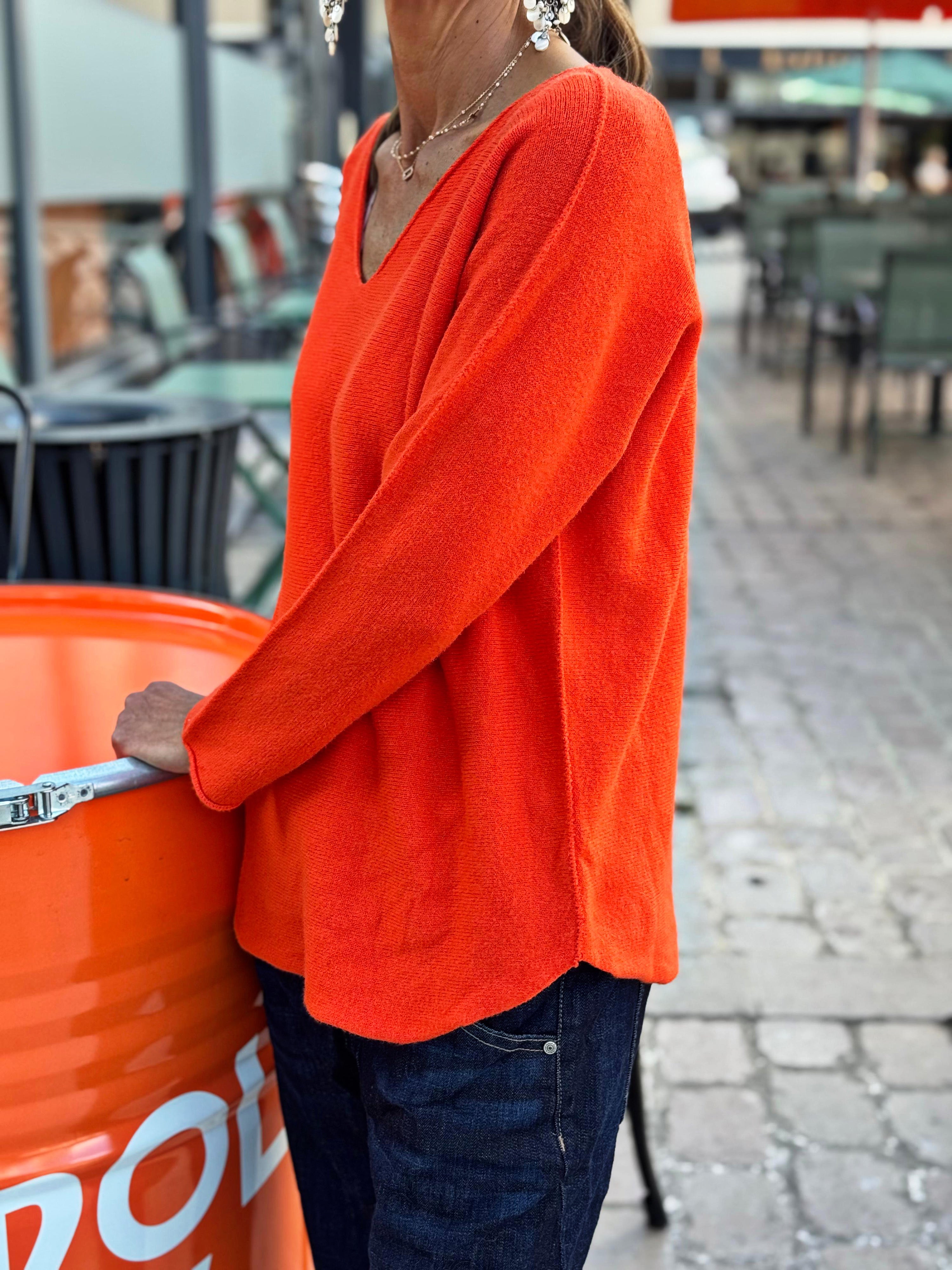 Pull doux TAO Orange