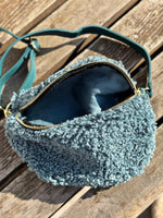 Charger l&#39;image dans la galerie, Sac banane bouclette MILA Bleu
