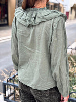 Charger l&#39;image dans la galerie, Blouse SERENA Kaki
