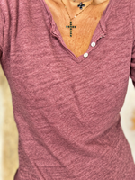 Charger l'image dans la galerie, T-shirt HELIA Bordeaux
