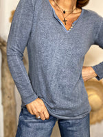 Charger l'image dans la galerie, T-shirt HELIA Marine
