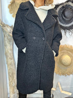 Charger l&#39;image dans la galerie, Manteau FLOCON Noir
