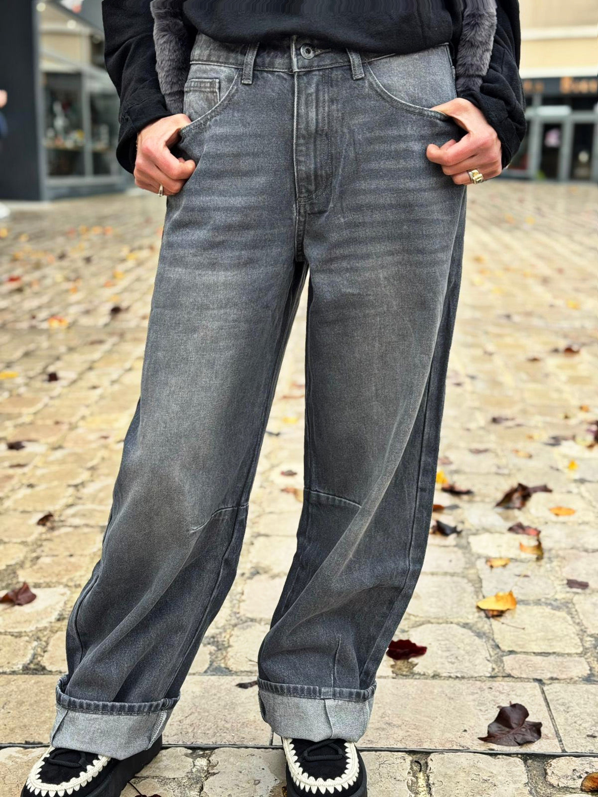 Jeans MELKO Gris