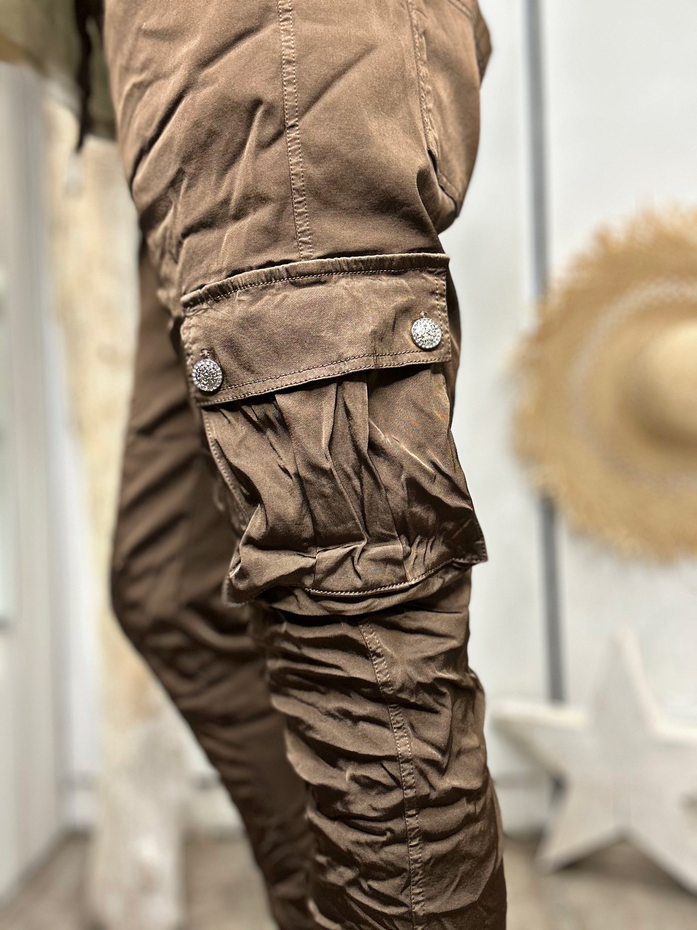 Pantalon CARGO Choco