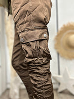 Charger l&#39;image dans la galerie, Pantalon CARGO Choco
