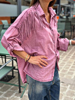 Charger l&#39;image dans la galerie, Chemise DAKOTA Bois de Rose effet délavé
