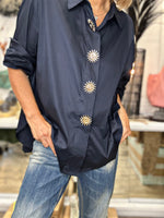 Charger l&#39;image dans la galerie, Chemise SOLYA Marine
