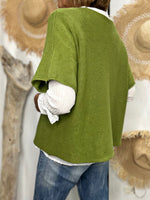 Charger l'image dans la galerie, Pull doux LALY Vert olive
