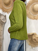 Charger l'image dans la galerie, Pull doux LINO Vert olive
