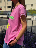 Charger l&#39;image dans la galerie, Tee shirt ST-TROPEZ Fuchsia
