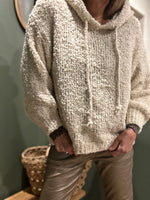 Charger l'image dans la galerie, Pull à capuche RIVA Ecru
