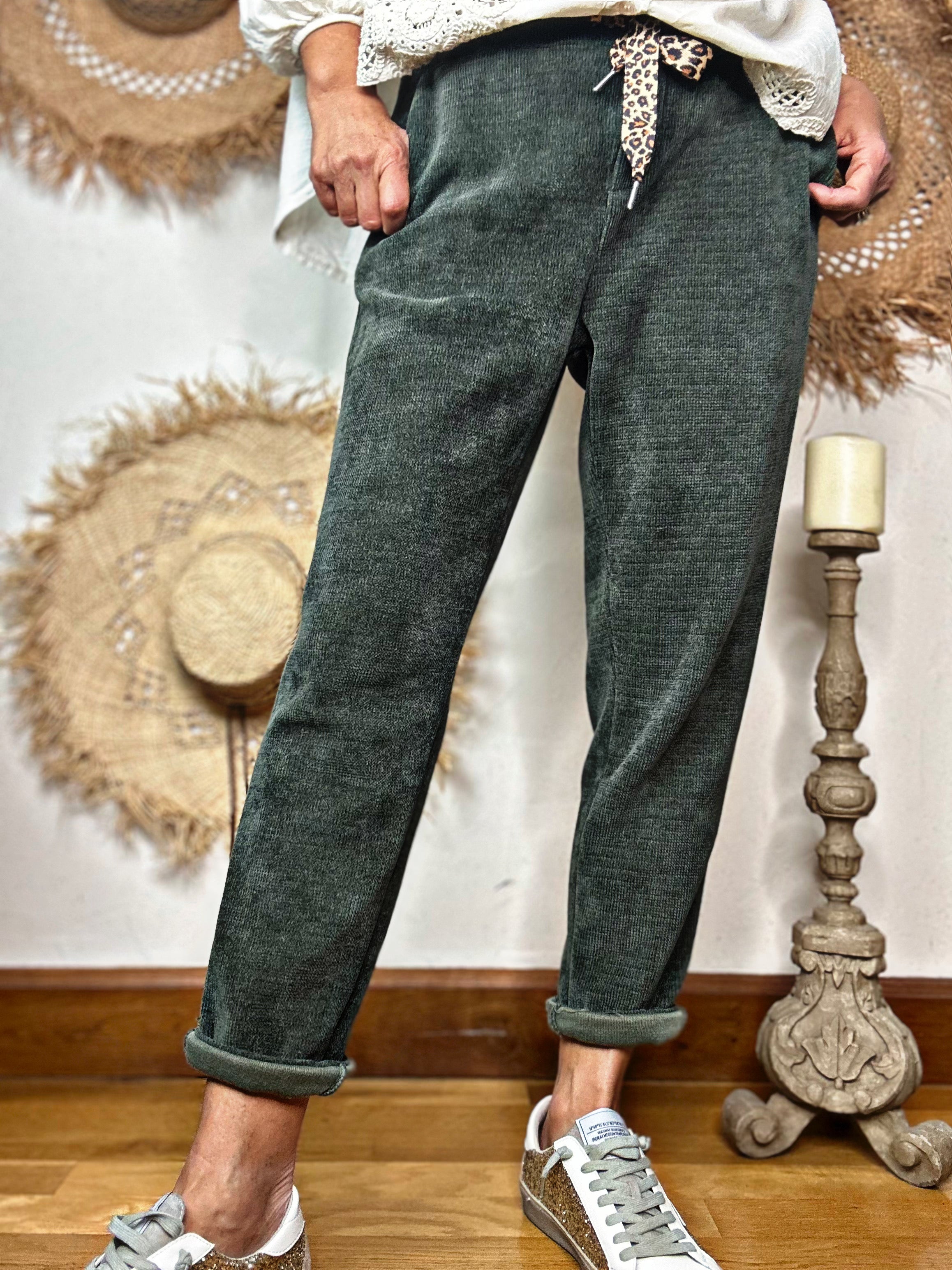 Pantalon VOLTAIRE Kaki