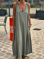 Charger l'image dans la galerie, Robe CAMILLE Kaki

