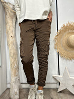 Charger l&#39;image dans la galerie, Pantalon CARGO Choco

