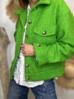 Charger l'image dans la galerie, Blouson bouclette GAB Vert
