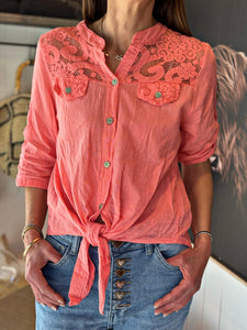 Chemise CUBA Corail