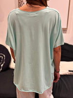 Charger l'image dans la galerie, Tee shirt uni LORIS Vert d'eau
