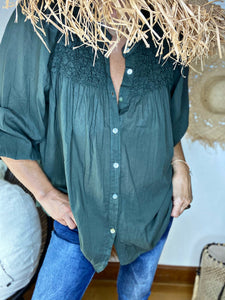 Chemise LIDIA Kaki