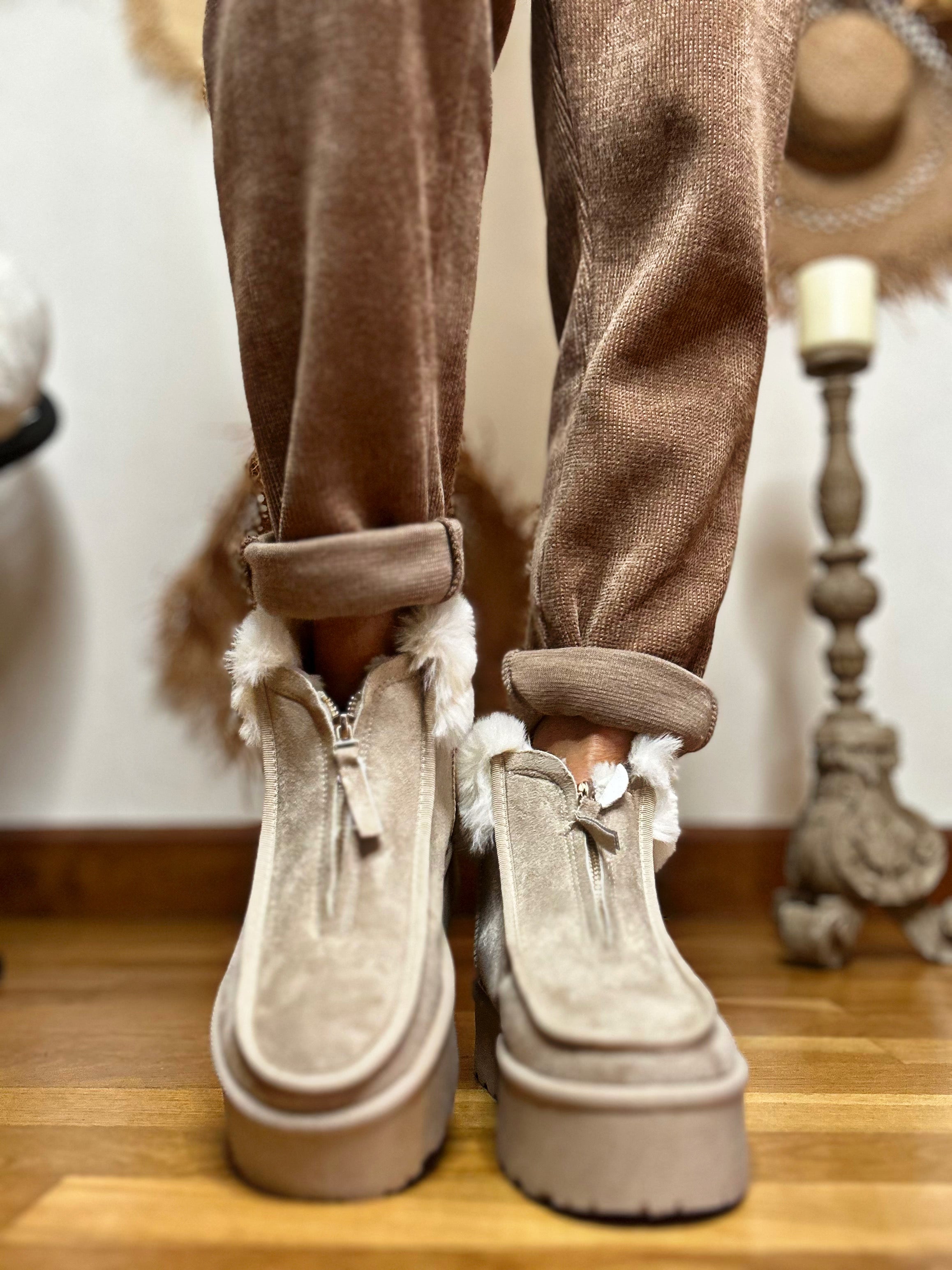 Boots FANETTE Beige